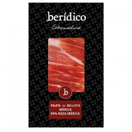 Traditional-sliced Acorn-fed Iberian Shoulder from Extremadura 100g. BERÍDICO