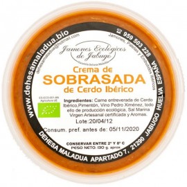 Organic Iberian Pig Sobrassada Cream  from Huelva JAMONES ECOLÓGICOS DE JABUGO 130g