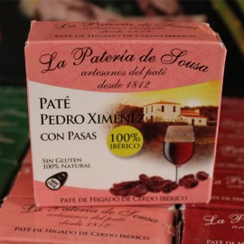 Paté Ibérico Pedro Ximenez con Pasas de Extremadura La Patería de Sousa 70g