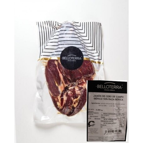 Deboned Cebo Campo Iberian Ham from Los Pedroches BELLOTERRA