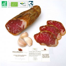 Organic Acorn-fed 100% Iberian Pig Presa from Huelva Dehesa Maladúa