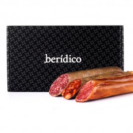Set of 1/2 Iberian Cebo loin , 1/2 Extra Iberian Chorizo, 1/2 Extra Iberian Salchichón from Extremadura BERIDICO